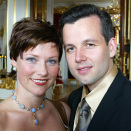 Forlovelsen mellom Prinsesse Märtha Louise og Ari Behn ble offentliggjort 13. desember 2001. (Foto: Lise Åserud / Scanpix)